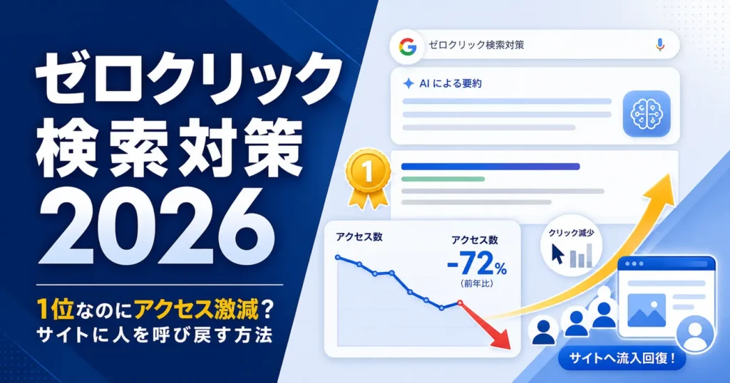 ゼロクリック検索対策2026